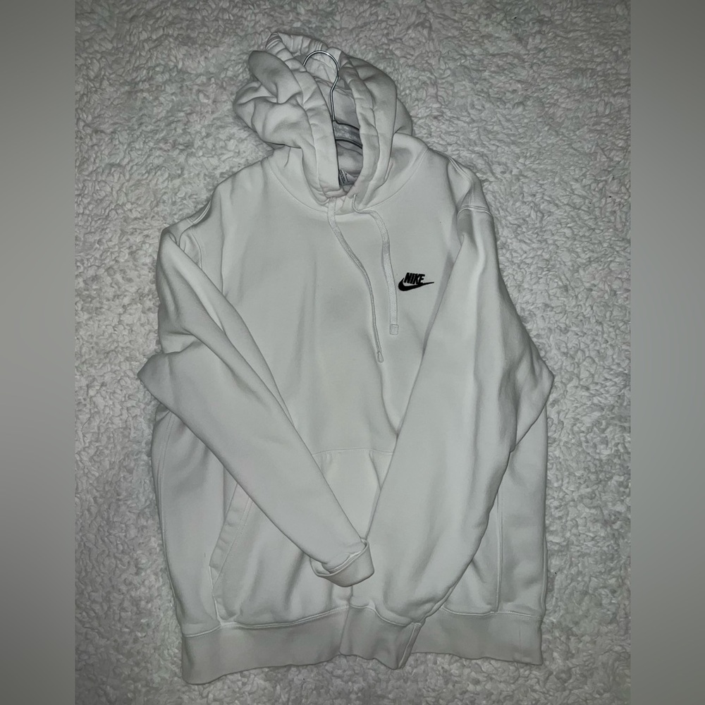 White Nike hoodie